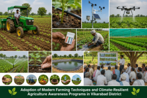 Adoption of Modern Farming Techniques and Climate-Resilient Agriculture Awareness