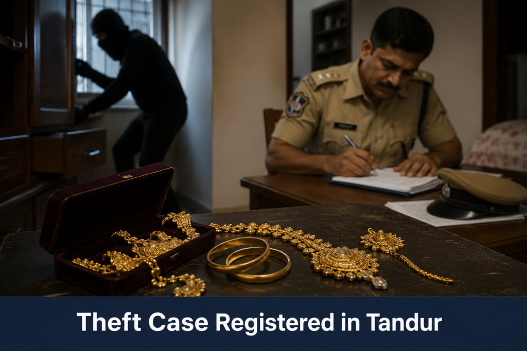 Theft Case Registered in Tandur, Vikarabad District