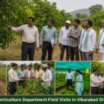 Horticulture Department Field Visits in Vikarabad District