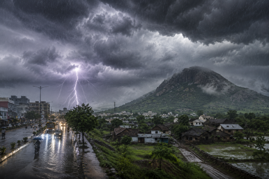 Heavy Rainfall Already Recorded in Vikarabad District
