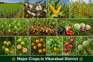 Major Crops in Vikarabad District