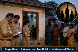 A tragic family death case was reported in Vikarabad district last week.